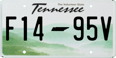 TN license plate F1495V