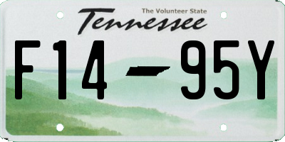 TN license plate F1495Y
