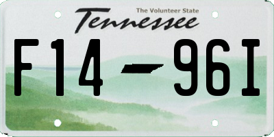 TN license plate F1496I