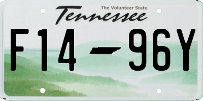 TN license plate F1496Y