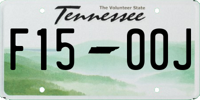 TN license plate F1500J