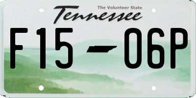 TN license plate F1506P