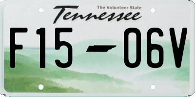 TN license plate F1506V