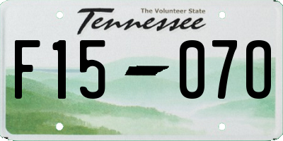 TN license plate F1507O
