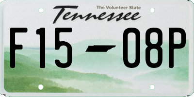 TN license plate F1508P
