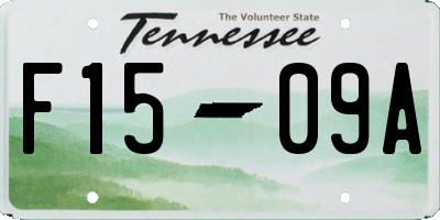 TN license plate F1509A