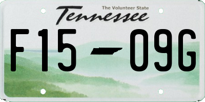 TN license plate F1509G