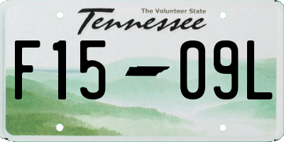 TN license plate F1509L