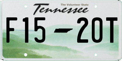 TN license plate F1520T