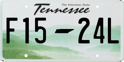 TN license plate F1524L