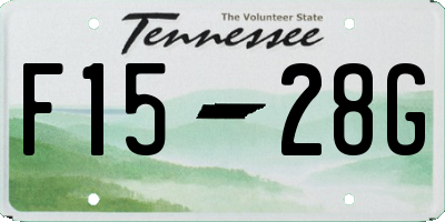 TN license plate F1528G