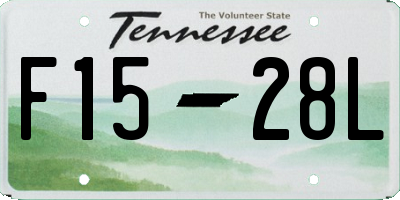 TN license plate F1528L