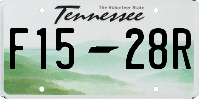 TN license plate F1528R