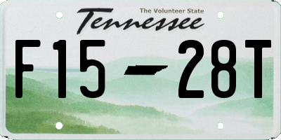 TN license plate F1528T