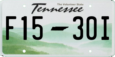 TN license plate F1530I