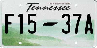 TN license plate F1537A