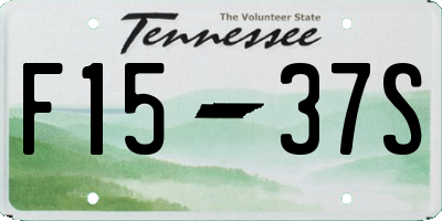 TN license plate F1537S
