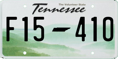 TN license plate F1541O