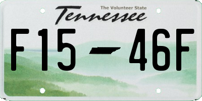 TN license plate F1546F