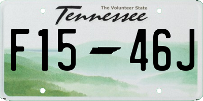 TN license plate F1546J