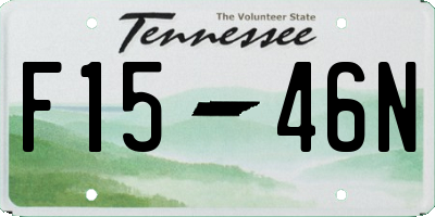 TN license plate F1546N