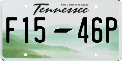 TN license plate F1546P