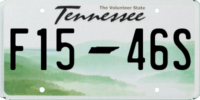 TN license plate F1546S