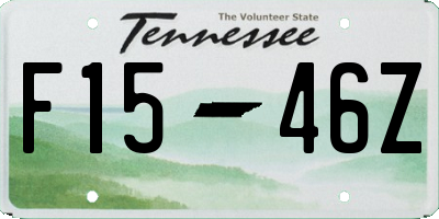TN license plate F1546Z