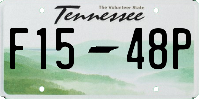 TN license plate F1548P