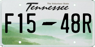 TN license plate F1548R