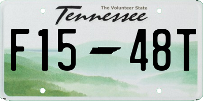 TN license plate F1548T