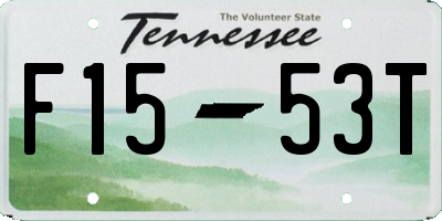 TN license plate F1553T