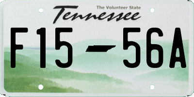 TN license plate F1556A