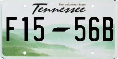 TN license plate F1556B