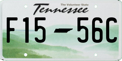 TN license plate F1556C
