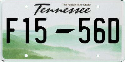 TN license plate F1556D
