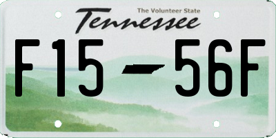 TN license plate F1556F