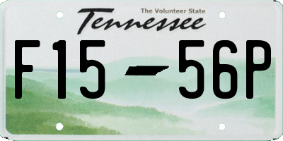 TN license plate F1556P