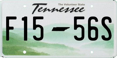 TN license plate F1556S