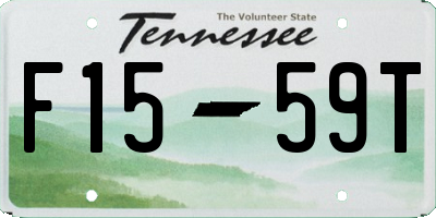 TN license plate F1559T
