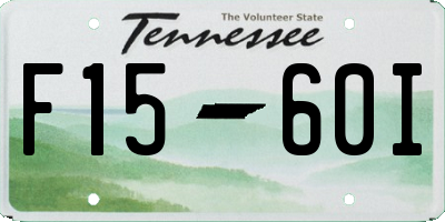 TN license plate F1560I