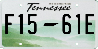 TN license plate F1561E