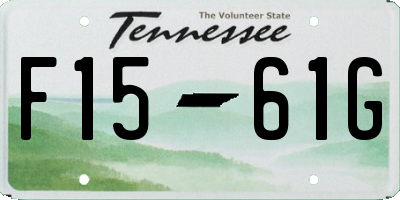 TN license plate F1561G
