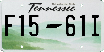 TN license plate F1561I