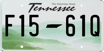 TN license plate F1561Q