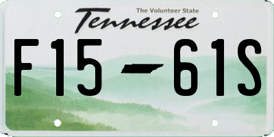 TN license plate F1561S