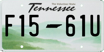 TN license plate F1561U