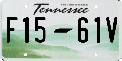 TN license plate F1561V