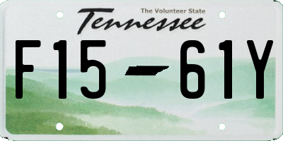 TN license plate F1561Y