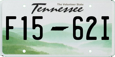 TN license plate F1562I